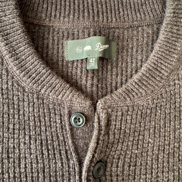 Taylor Stitch x Tanner The Sidecountry Sweater in Heather Coffee Merino Waffle L - Picture 2 of 2